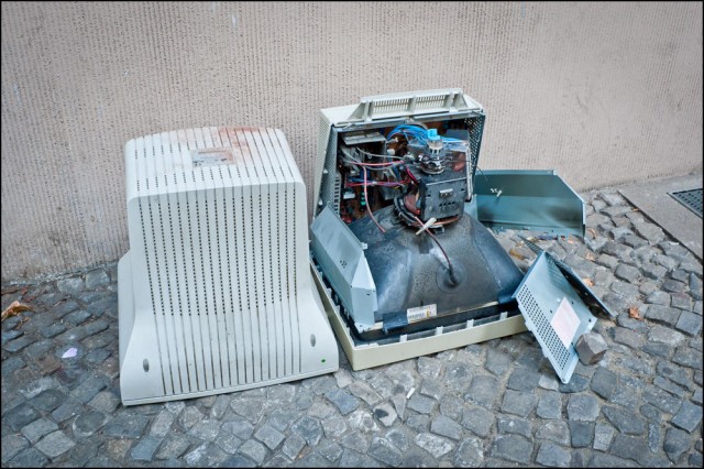 Defekter Monitor